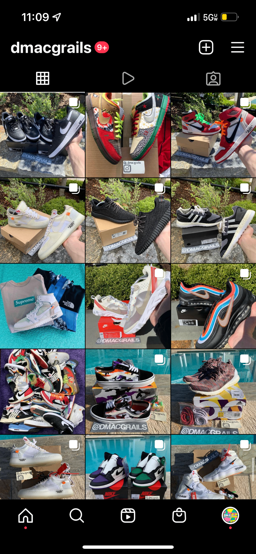 Instagram feed screenshot from Dmacgrails
