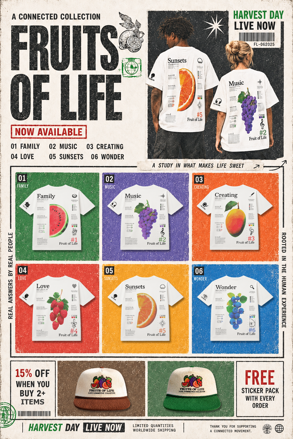 Fruits of Life collection poster