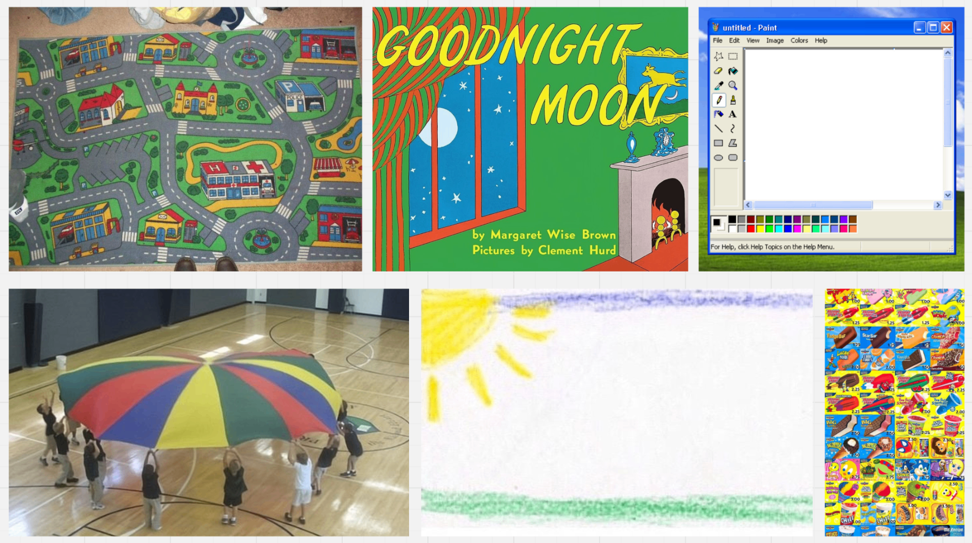 Nostalgic Artifacts moodboard